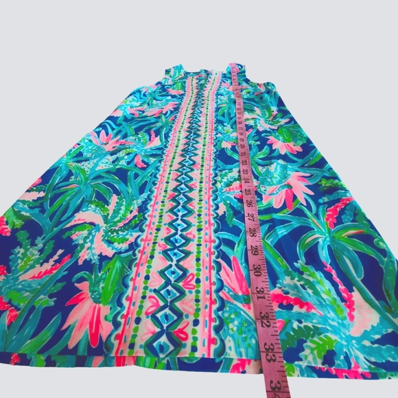 Lilly Pulitzer Kelby Stretch Shift Dress Macaw Blue Sweet Escape NWOT Size 0 - Picture 14 of 16